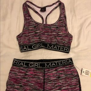 Material Girl workout matching set